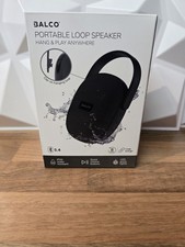 Balco Altoparlante Loop Portatile Bluetooth Wireless Nero Altoparlante Bluetooth IPX5