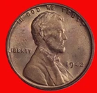 1942 Lincoln Wheat Cent - Choice UNC