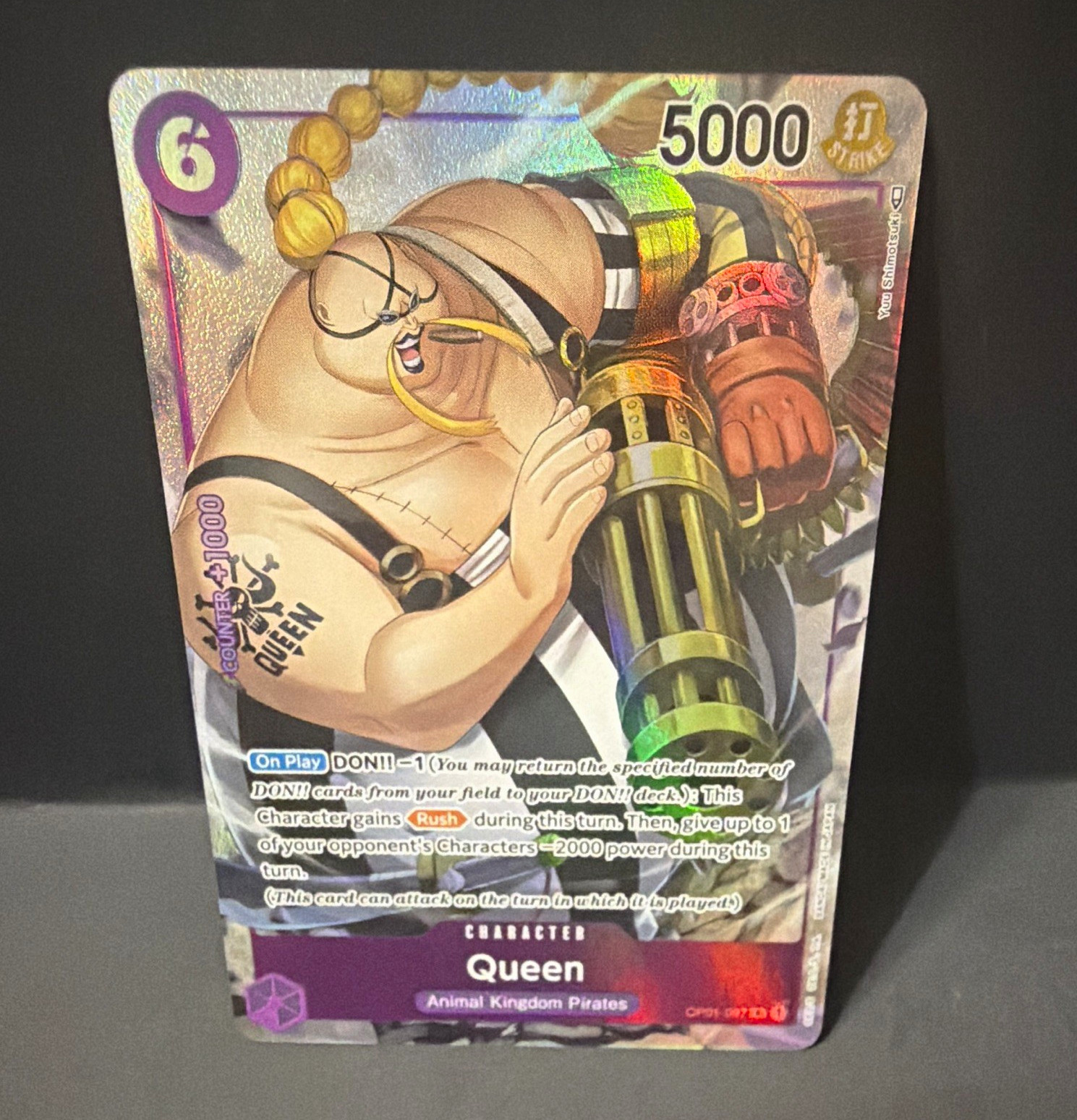 Bandai Queen OP01-097 Romance Dawn Parallel Alt Art Holo Rare Character 5000 ENG