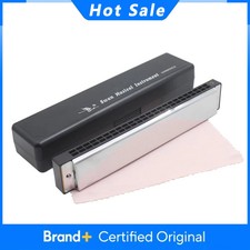 Swan 24 Hole Harmonica C/D Key Harmonica Silver Mouth Organ Suitable For Music E