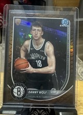 2025-26 Bowman Chrome Danny Wolf Snakeskin Rookie #277 Brooklyn Nets Basketball