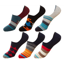 Mens Trainer Liner Ankle Socks Invisible Cotton Low Cut No Show Socks UK 6-11