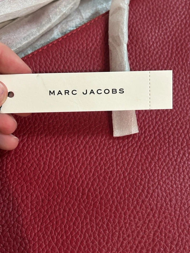 Bolsa tiracolo Marc Jacobs vermelha/cranberry com alça nova em folha com etiquetas - Imagem 4 de 4