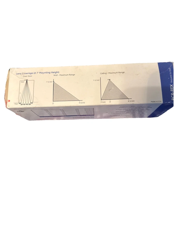 Sensor de movimiento de solicitud de salida de doble tecnología GE Security RCT-REX-W, blanco Foto 4 de 4