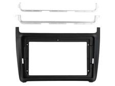 Einbaurahmen für 9 Zoll Autoradio für VW Polo 6R 04/2014-07/2017 schwarz