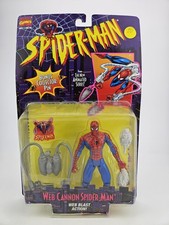 1995 Toy Biz Marvel Spider-Man Animated Series Web Cannon Action Figure