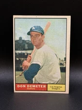 1961 Topps - #23 Don Demeter- Los Angeles Dodgers