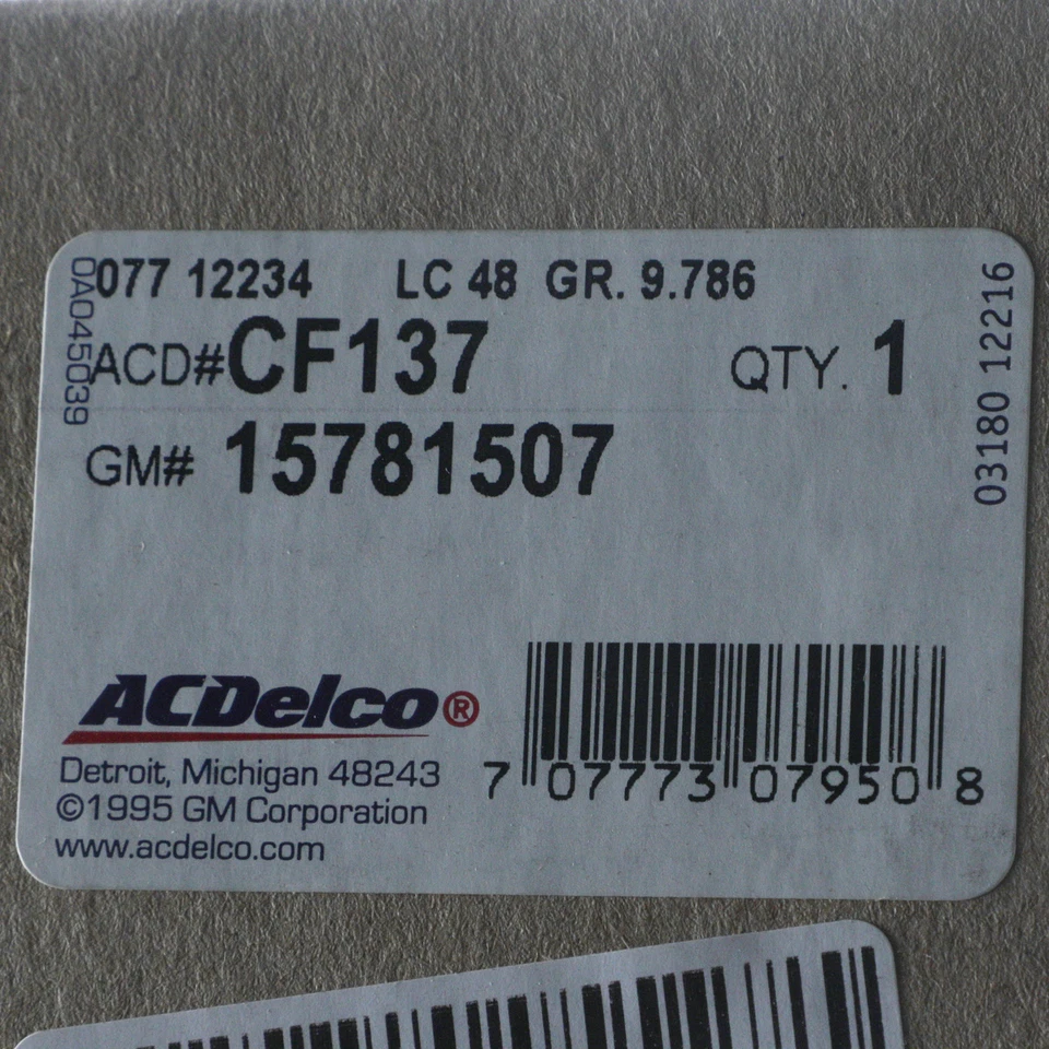 Filtro de aire cabina torrent Chevrolet Pontiac Equinox 2006-2009 genuino GM 15781507 Foto 4 de 4
