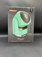 Ventilateur circulateur d'air personnel Vornado Flippi V6 turquoise sarcelle vert comme neuf boîte