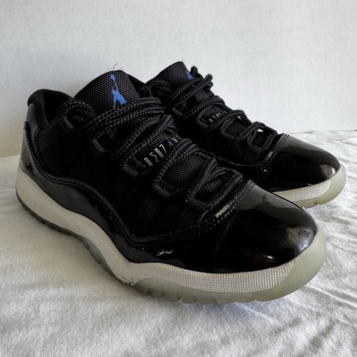 Nike Air Jordan Retro 11 Low PS Space Jam Black Shoes Size 2Y FV5116-004 Sneaker