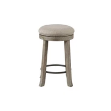 AS 6.5"H Footrest Height Swivel Counter Stool 