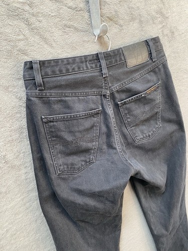 Nudie Jeans Womens W28 L30 Black Tapered Jeans - Picture 4 of 14