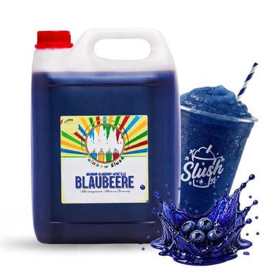 Hopser Funfood Rainbow Slush Sirup Blaubeer Geschmack 5L 1:5 AZO & glyzerinfrei