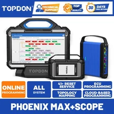 TOPDON PHOENIX MAX + SCOPE ULTRA Auto Diagnostic Scanner Programming Coding Tool
