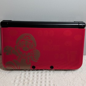 Nintendo 3DS XL Mario Limited Edition Red/Black/Gold Console 4GB Wi-Fi NTSC-U/C
