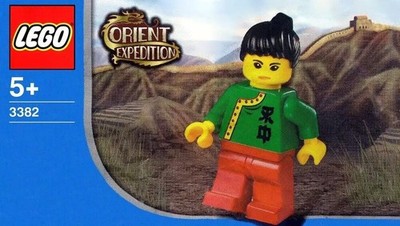 Lego 3382 Orient Expedition - Jing Lee der Wanderer Chupa Chups NEU Polybag 2003