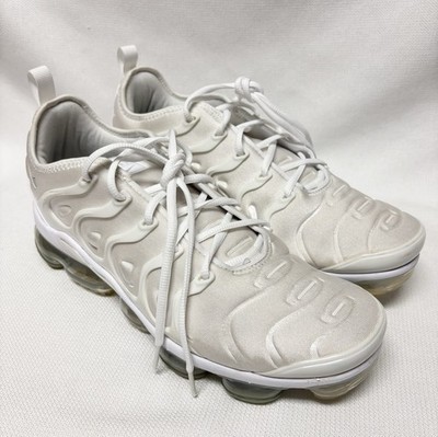Nike Air Vapormax Plus Vm Men's Size 12.5 Running Shoes White Pure Platinum
