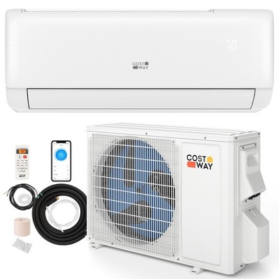 Costway 9100BTU Wifi Enabled Mini Split AC 20.5 SEER2115V Inverter Air