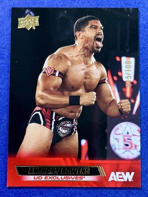 Anthony Bowens 2026 Upper Deck AEW UD EXCLUSIVES PARALLEL Card #61 /100
