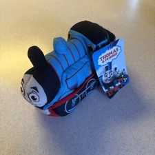 Peluche Thomas il treno e gli amici Thomas blu rosso carino fabbrica di giocattoli nuovo con etichetta