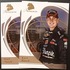 Kurt Busch - 2 Cards - 2004 Press Pass Premium - Cards #13