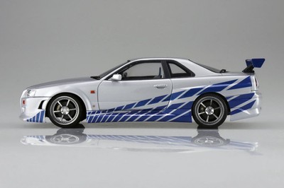 Movie Mecha 1/24 The Fast and Furious R34 Skyline GT-R WS-02 model