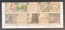 GB Stamps 2004 SG 2429-2438. Lord of the Rings Marginal Set With T/L  MNH.