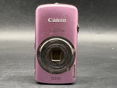 CANON DIGITAL IXUS 200 IS Digitalkamera Pink 12,1MP 5x Zoom Kompakt Vintage - Bild 1 von 4