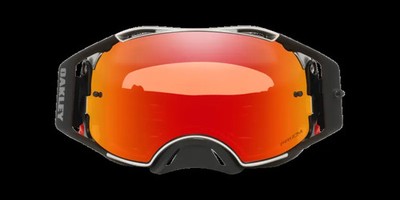OAKLEY Airbrake  Brille - Tuff Blocks Black Gunmetal/Prizm Mx Torch Iridium Glas