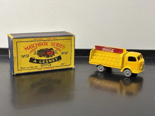Vintage Matchbox Lesney No. 37 Karrier Bantam Coca-Cola Truck w/ Original B5 Box