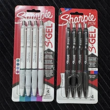 Sharpie S-Gel Set 8 Multicolor NEW IN BOX