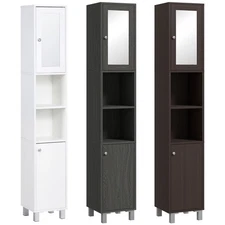 kleankin 71" Slim Freestanding Bathroom Floor Cabinet Tower Organizer