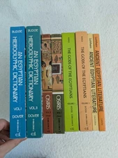Lot of E. Wallis Budge THE GODS OF THE EGYPTIANS & OSIRIS & ANCIENT LITERATURE