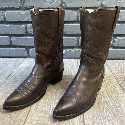 Acme Vintage Brown Western Cowboy Boots Mens 11 D