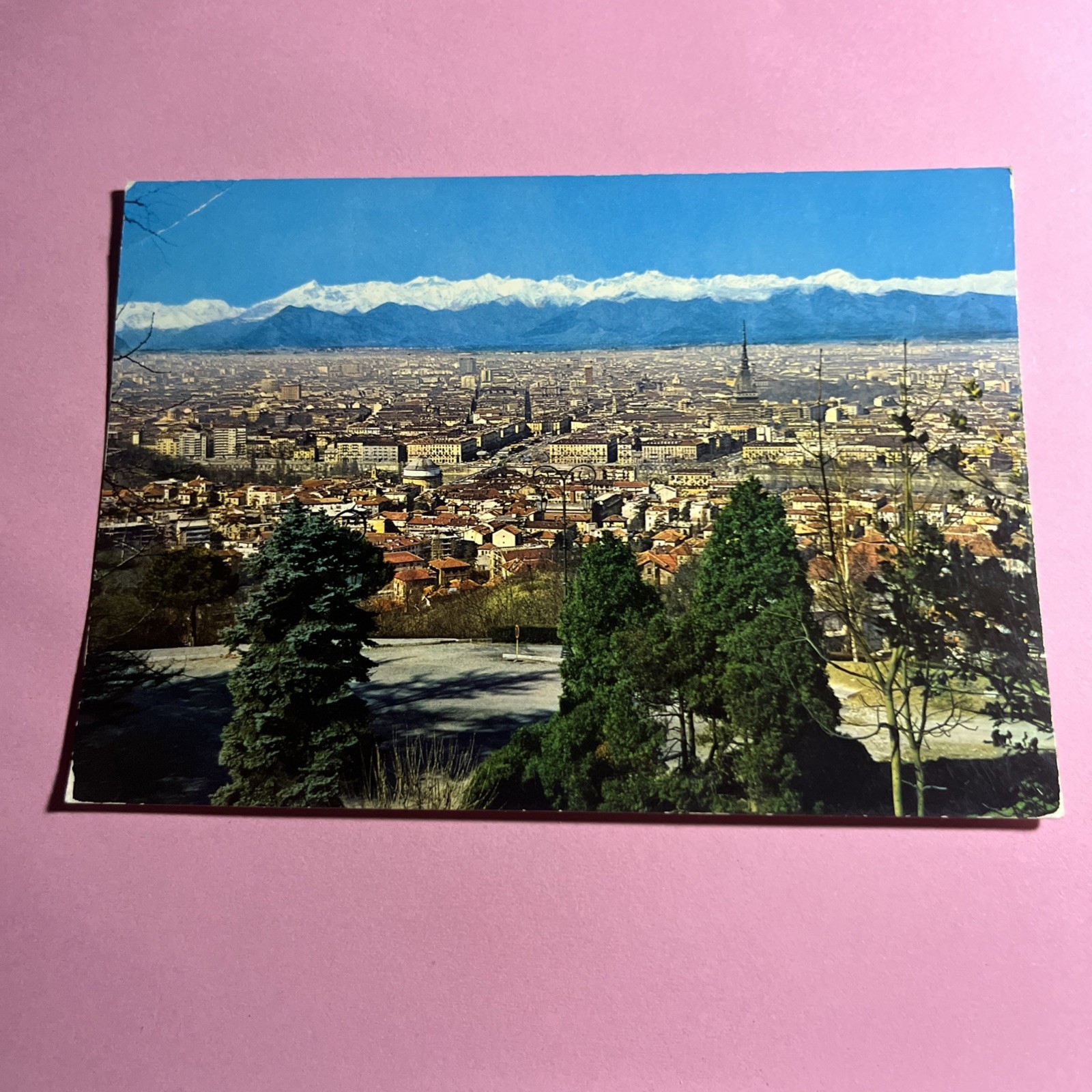 CARTOLINA A COLORI COLLEZIONE - TORINO PANORAMA - VIAGGIATA - ANSICHTSKARTE