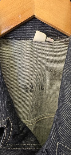Giacca denim blu vintage Adolphe Lafont francese lavoro lavoro lavoro grande - Foto 3 di 7