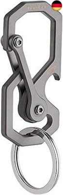 Titanium Carabiner Keychain Bottle Opener Multipurpose Carabiner Keychain Clip K