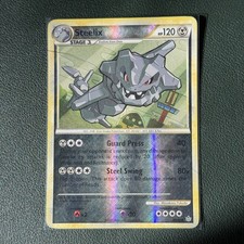 Steelix 24/95 HGSS Unleashed Holo Rare Pokemon Card