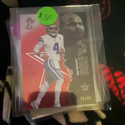 Topps 2020 Bound for Glory Dak Prescott #15 Dallas Cowboys Serial #19/25