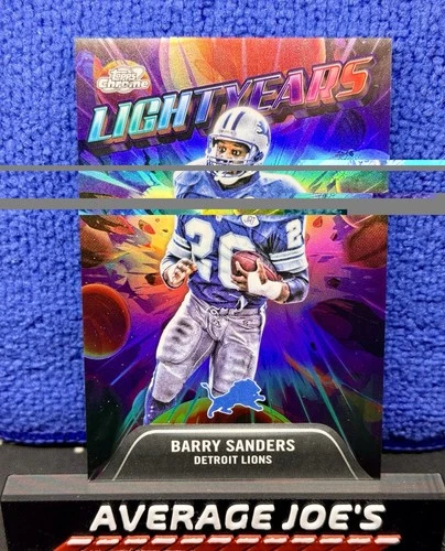 2025 Topps Cosmic Chrome Barry Sanders Base (RAW)