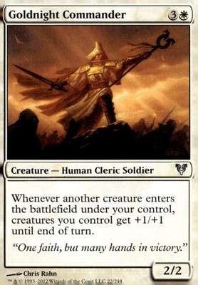 Avacyn Restored #22 Goldnight Commander