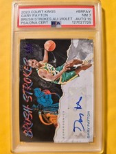 2023 Panini Court Kings - Brush StrokesGary Payton #BR-PAY Violet /35 (AU)