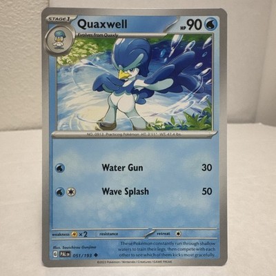 Quaxwell 051/193- Paldea Evolved- Uncommon- NM/M