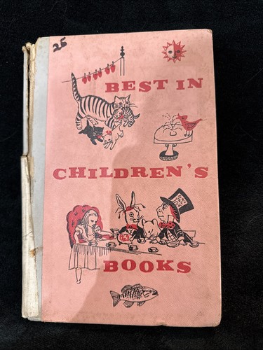 Vintage Best In Children's Books Vol 12 1958 W/ Alice In Wonderland