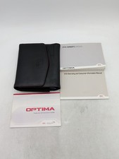 2016 Kia Optima Owners Manual With Case 