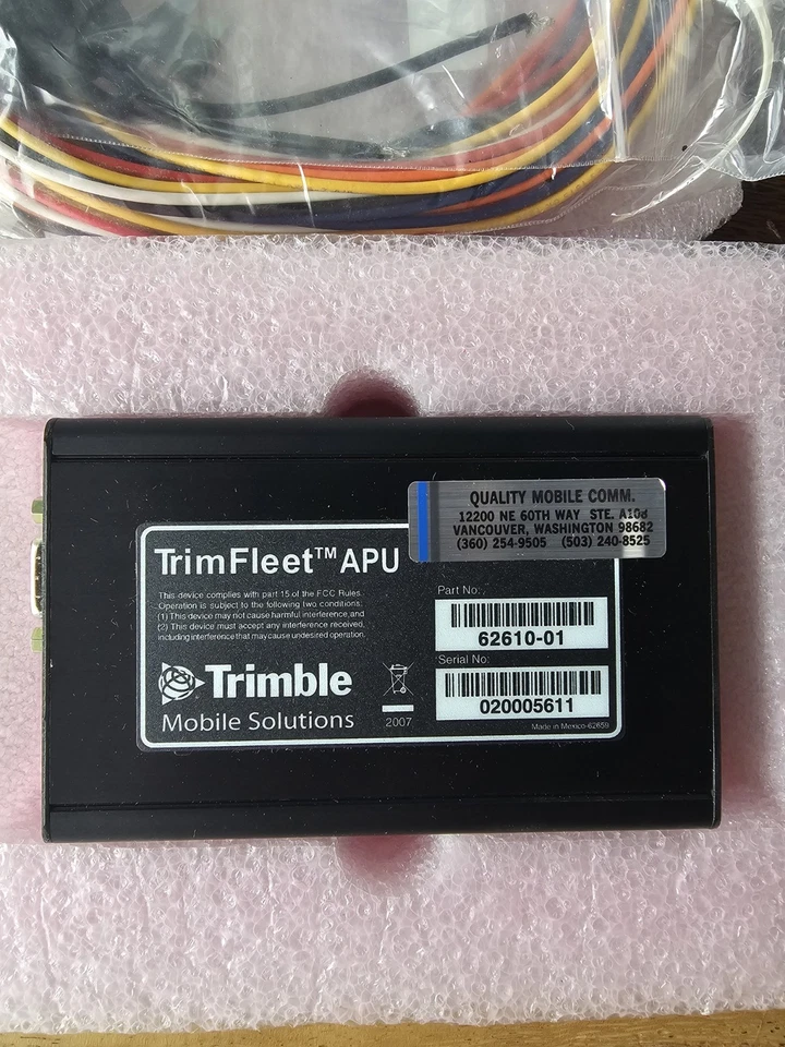 TRIMBLE 62610-01 GPS UNIT TrimFleet APU - Image 2 of 2