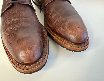 Robbins & Brooks Plain Toe Handmade Leather Oxfords Goodyear 