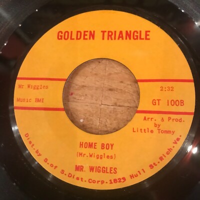 HEAR - KILLER 1964 VA GREASY R&B - MR WIGGLES - HOME BOY/WASH MY BACK - GOLDEN T