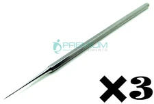 3× Dental Davis Root Tip Pick # 1 Surgical 6.2" Premium Instruments 