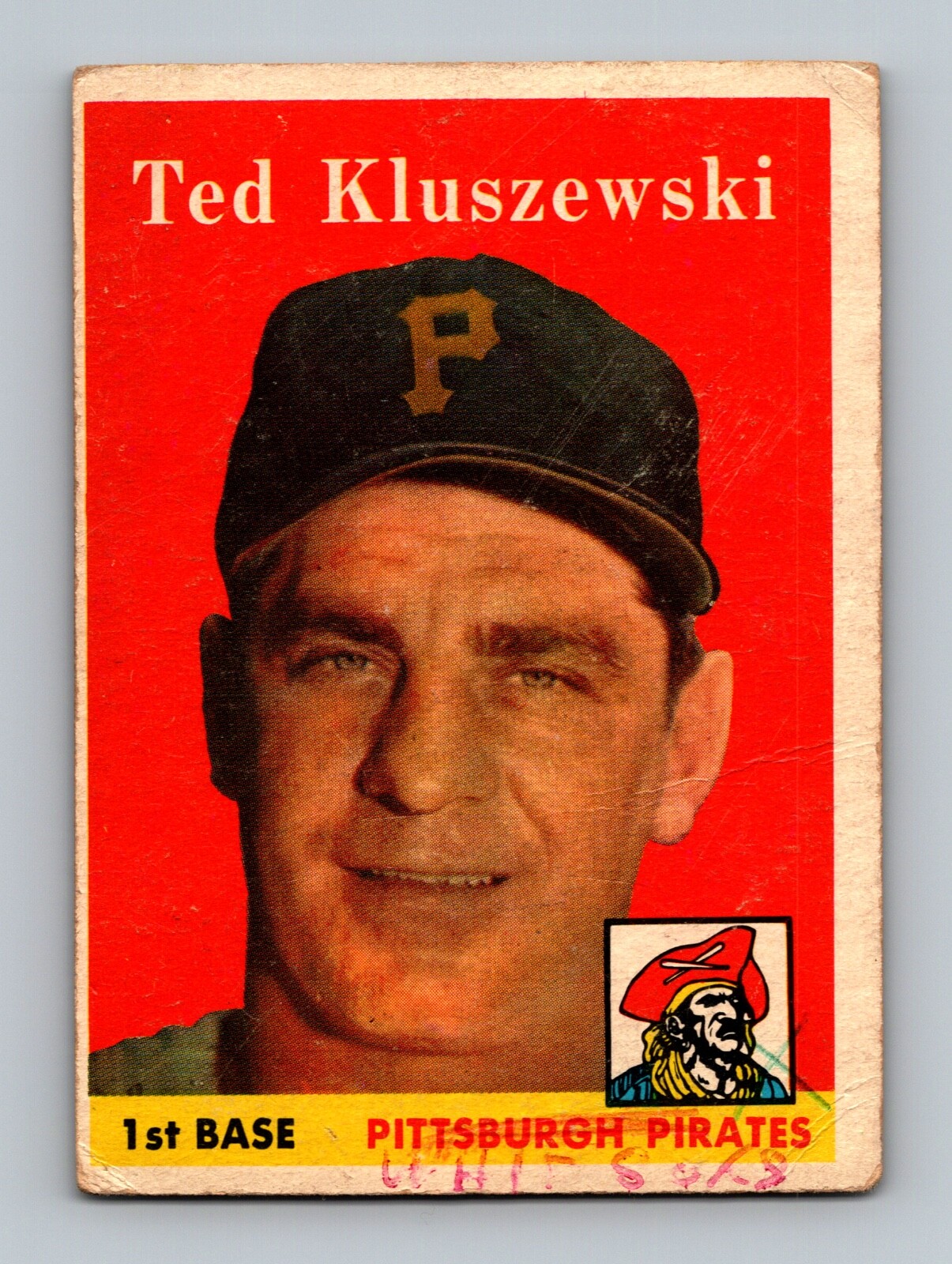 1958 Topps - #178 Ted Kluszewski LOW GRADE (MK)